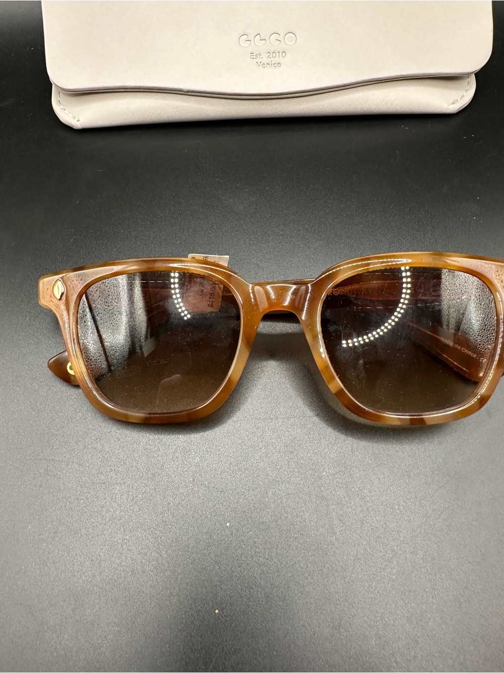 Garrett Leight Tortoiseshell Sunglasses